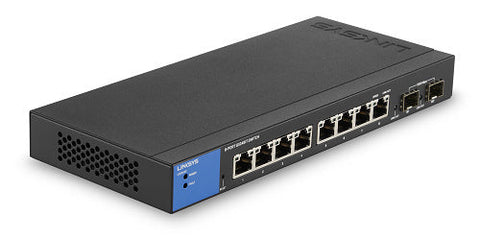 Switch Linksys 8-Puertos Administrado Gigabit 2 Puertos 1g Sfp+ (Lgs310c)