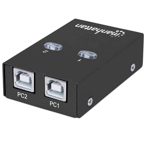 Switch Manhattan Usb 2.0 A A 2 Puertos Usb-B Automático 162005