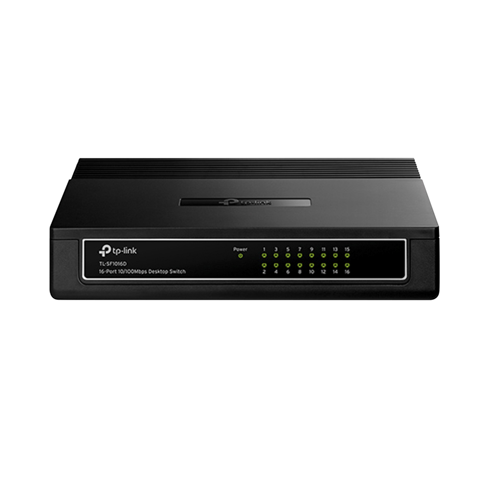 Switch No Administrable De 16 Puertos 10, 100 Mbps Para Escritorio - Tl-Sf1016d
