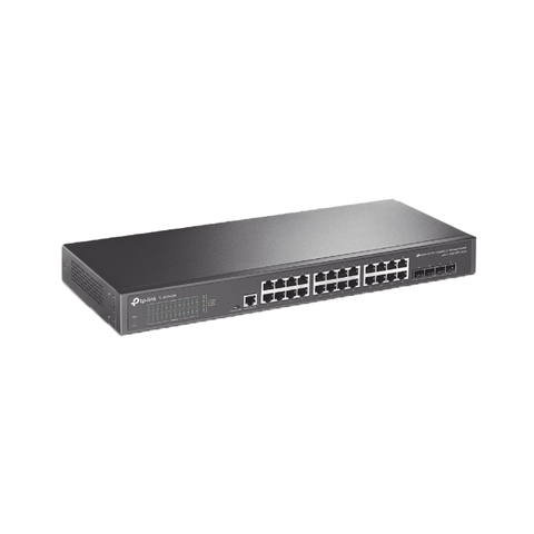 Switch Omada Sdn Administrable, 24 Puertos Gigabit Y 4 Puertos Sfp+ , Funciones Sflow, Qinq Y Qos,  Administración Centralizada Omada - Tl-Sg3428x