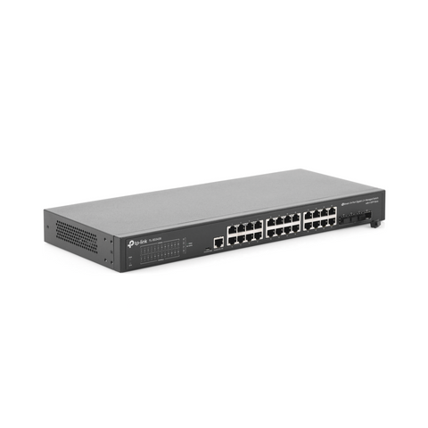 Switch Omada Sdn Administrable, 24 Puertos Gigabit Y 4 Puertos Sfp+ , Funciones Sflow, Qinq Y Qos,  Administración Centralizada Omada - Tl-Sg3428x