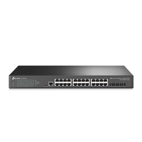 Switch Omada Sdn Administrable, 24 Puertos Gigabit Y 4 Puertos Sfp+ , Funciones Sflow, Qinq Y Qos,  Administración Centralizada Omada - Tl-Sg3428x