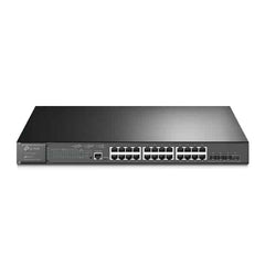 Switch Poe+ Jetstream Sdn Administrable 24 Puertos 10, 100, 1000 Mbps + 4 Puertos Sfp+, 24 Puertos Poe+, 384w, Administración Centralizada Omada Sdn - Tl-Sg3428xmp