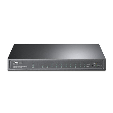 Switch Poe Jetstream Sdn Administrable 8 Puertos 10, 100, 1000 Mbps + 2 Puertos Sfp, 8 Puertos Poe, Administración Centralizada Omada Sdn - Tl-Sg2210p