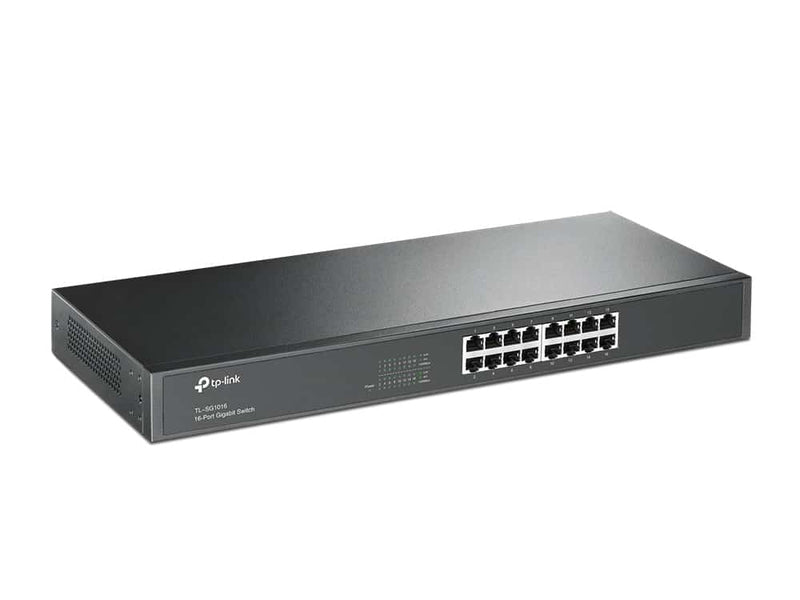 Switch Rack Tp-Link, 16 Puertos Giga, Save Energy 40%, Tl-Sg1016