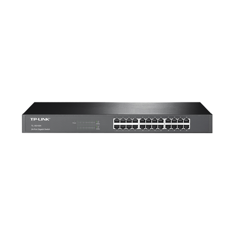 Switch Rack Tp-Link, 24 Puertos Giga, Save Energy 40% - Tl-Sg1024