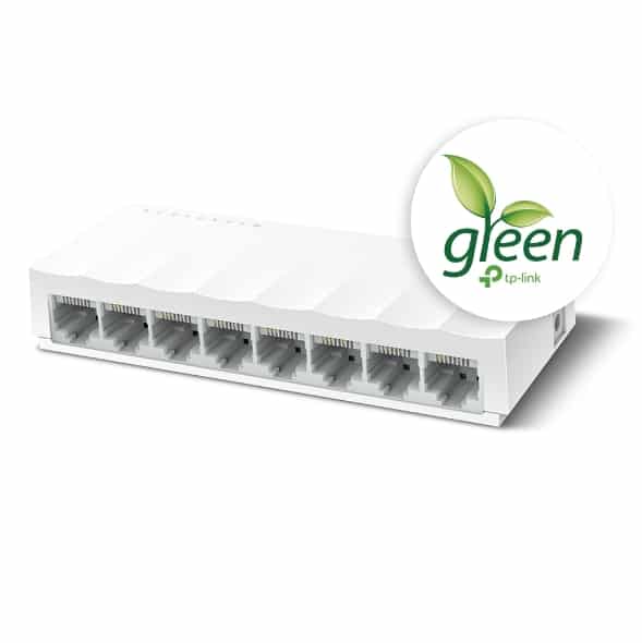 Switch Tp-Link Para Escritorio 8 Puertos, Ls1008 10,100 - Ls1008