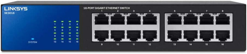 Switchlinksysmetalico, Rack, 16 Puertosgigabit10, 100, 1000, Se3016