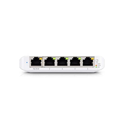 Switchunifi Administrable 5puertos 10, 100, 1000mbps Soporta Entrada Poe(Usw-Flex-Mini)