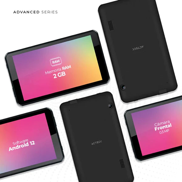 Tablet Acteck 7" Chill Plus Tp450 2gb, 16gb,4 Cores, Wifi, Bt Ac-934312