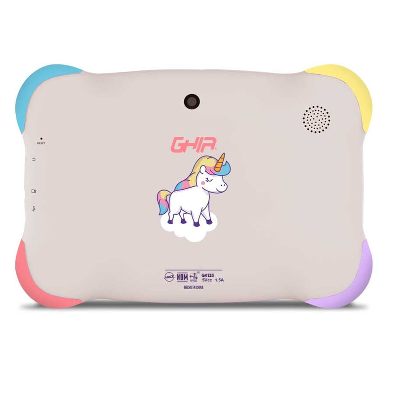 Tablet Ghia 7 Kids, A133 Quadcore, 1gb Ram, 16gb, 2cam, Wifi, Bluetooth, 2500mah, Android 11 Go, Violeta