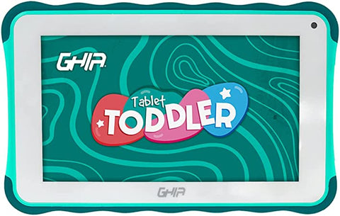 Tablet Ghia 7 Toddler, A133 Quadcore, 1gb Ram, 16gb, 2cam, Wifi, Bluetooth, 2500mah, Android 11 Go, Verde