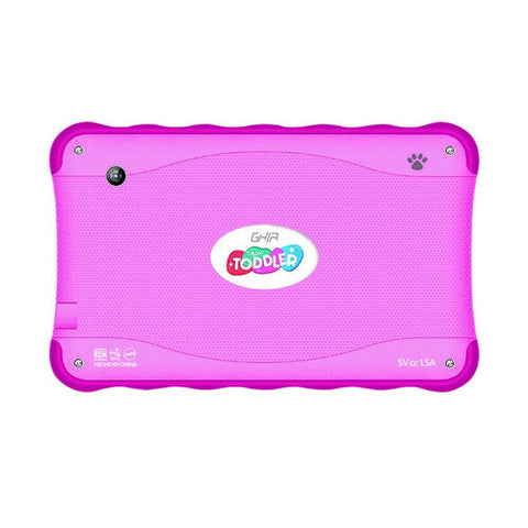Tablet Ghia 7 Toddler, A133 Quadcore, 1gb Ram, 16gb, 2cam, Wifi, Bluetooth, 2500mah, Android 11 Go, Rosa