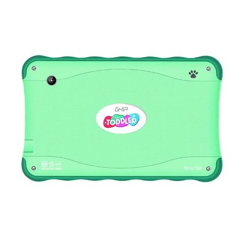 Tablet Ghia 7 Toddler, A50 Quadcore, 1gb Ram, 16gb, 2cam, Wifi, Bluetooth, 2500mah, Android 10, Verde