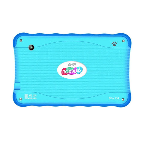 Tablet Ghia 7 Toddler, A50 Quadcore, 1gb Ram,16gb, 2cam, Wifi, Bluetooth, 2500mah, Android 10, Azul