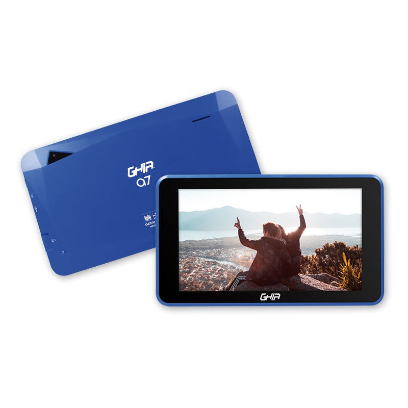 Tablet GHIA A7 GA7133A3. Pantalla De 7 Pulgadas, Procesador A133 Quadcore, 2GB RAM, 32GB Almacenamiento, Android 11 Go Edition. Azul