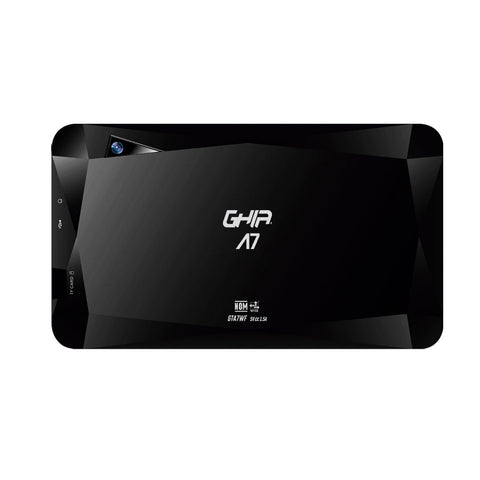 Tablet Ghia A7 Wifi , A50 Quadcore , Wifi , Bt , 1gb , 16gb , 0.3mp2mp , 2100mah , Android 9 Go Edition , Negra