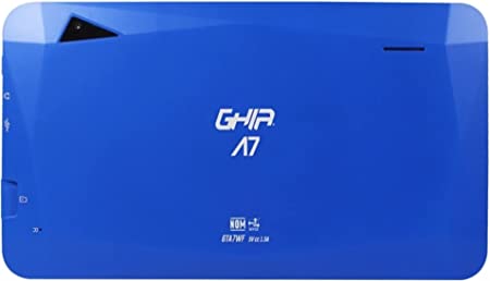 TABLET GHIA A7 WIFI/A50 QUADCORE/WIFI/BT/1GB/16GB/0.3MP2MP/2100MAH/ANDROID 9 GO EDITION/AZUL