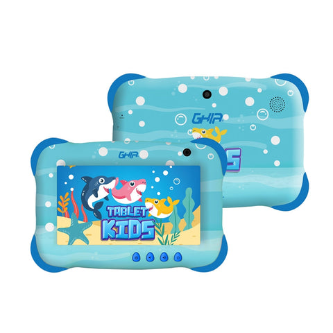 TABLET GHIA KIDS 7 PULG , A133 QUADCORE , 2GB RAM , 32GB, 2CAM , WIFI , BLUETOOTH , 2500MAH , ANDROID 13 GO, TIBURON