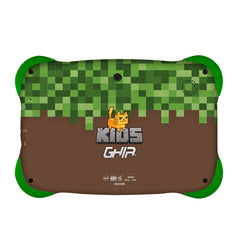 TABLET GHIA KIDS 7 PULG , A133 QUADCORE , 2GB RAM , 32GB, 2CAM , WIFI , BLUETOOTH , 2500MAH , ANDROID 13 GO, VERDECAFE
