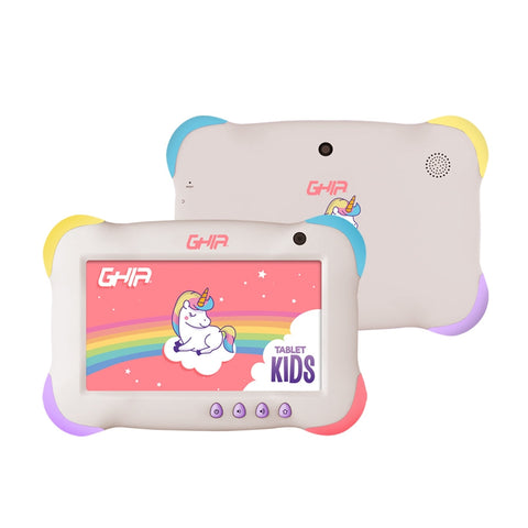 TABLET GHIA KIDS 7 PULG , A133 QUADCORE , 2GB RAM , 32GB, 2CAM , WIFI , BLUETOOTH , 2500MAH , ANDROID 13 GO, VIOLETA