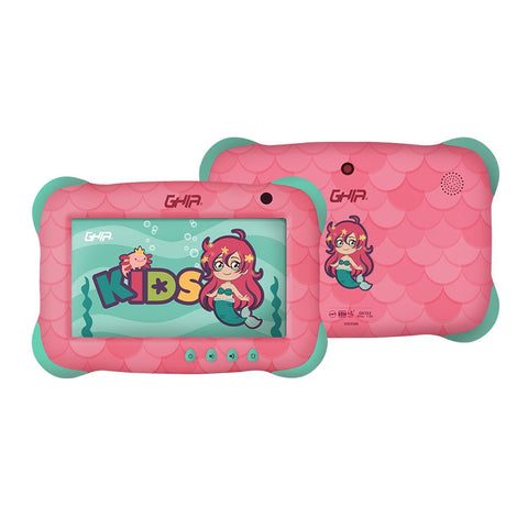 TABLET GHIA KIDS 7 PULG , A133 QUADCORE , 2GB RAM , 32GB , 2CAM , WIFI , BLUETOOTH , 2500MAH , ANDROID 13 GO, SIRENA