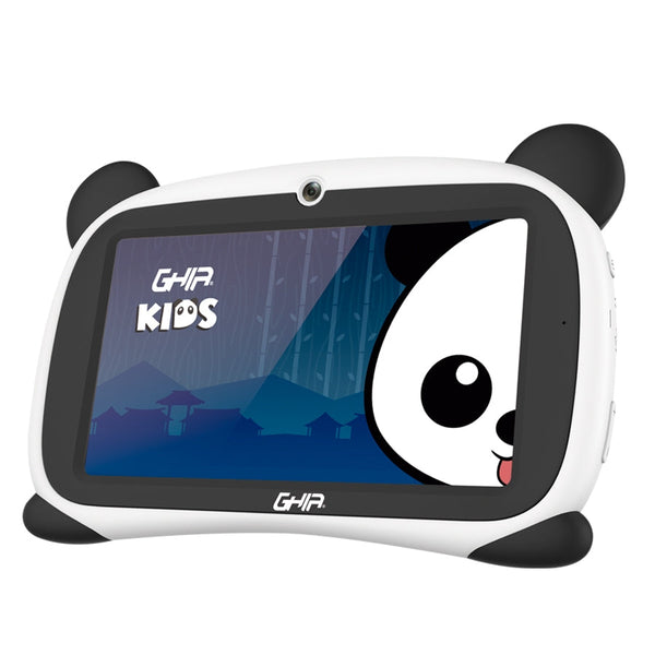 TABLET GHIA PANDA 7 PULG , A133 QUADCORE , 2GB RAM , 32GB, 2CAM , WIFI , BLUETOOTH , 2500MAH , ANDROID 11 GO, OJOS AZULES