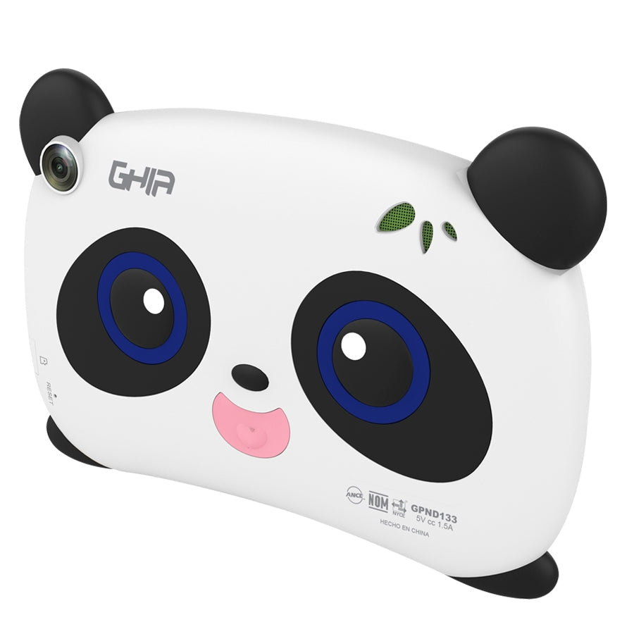 TABLET GHIA PANDA 7 PULG , A133 QUADCORE , 2GB RAM , 32GB, 2CAM , WIFI , BLUETOOTH , 2500MAH , ANDROID 11 GO, OJOS AZULES