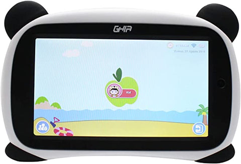 TABLET GHIA PANDA 7 PULGADAS/A133 QUADCORE/1GB/16GB/2CAM/WIFI/BLUETOOTH/2500MAH/ANDROID 11 GO EDITION / OJOS AZULES