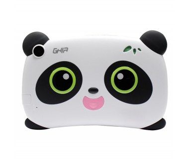 TABLET GHIA PANDA 7 PULGADAS/A50 QUADCORE/1GB/16GB/2CAM/WIFI/BLUETOOTH/2500MAH/ANDROID 9 GO EDITION / OJOS VERDES