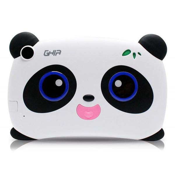 TABLET GHIA PANDA 7 PULGADAS/A50 QUADCORE/1GB/16GB/2CAM/WIFI/BLUETOOTH/2500MAH/ANDROID 9 GO EDITION / OJOS AZULES