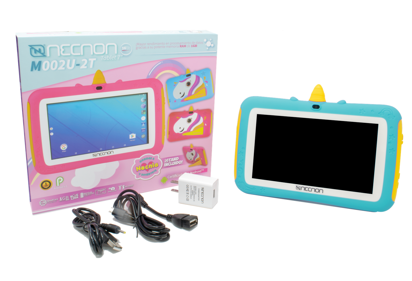 TABLET NECNON KIDS M002U-2T 2GB RAM 16GB 7" ANDROID 10 AZUL