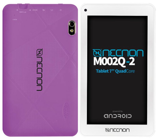 Tablet Necnon M002q-2 2gb Ram 16gb 7" Android 10 2 Y 5 Mp Morada