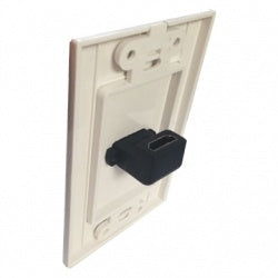 Tapa Brobotix (Faceplate) Hdmi 1 Puerto Hembra 90 Grados, Blanco