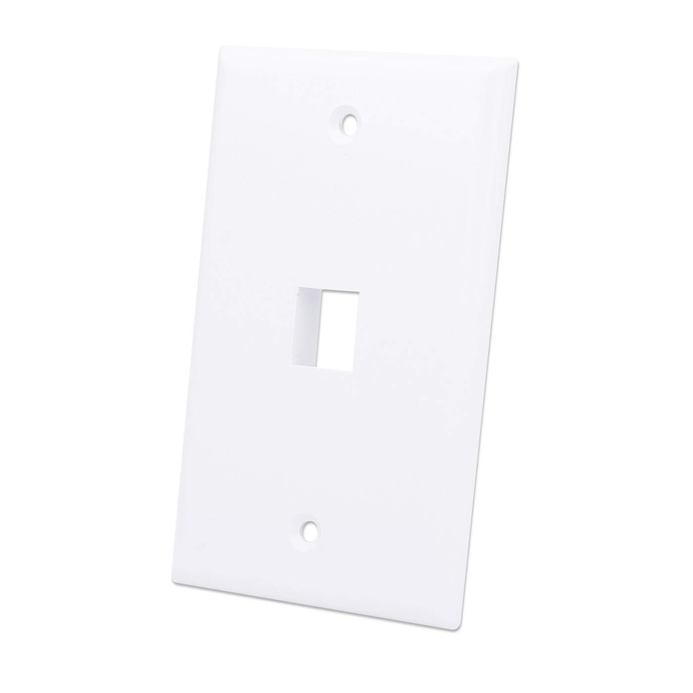 Tapa Para Caja 1 Perforacion Montaje Al Ras Intellinet Blanco 163286