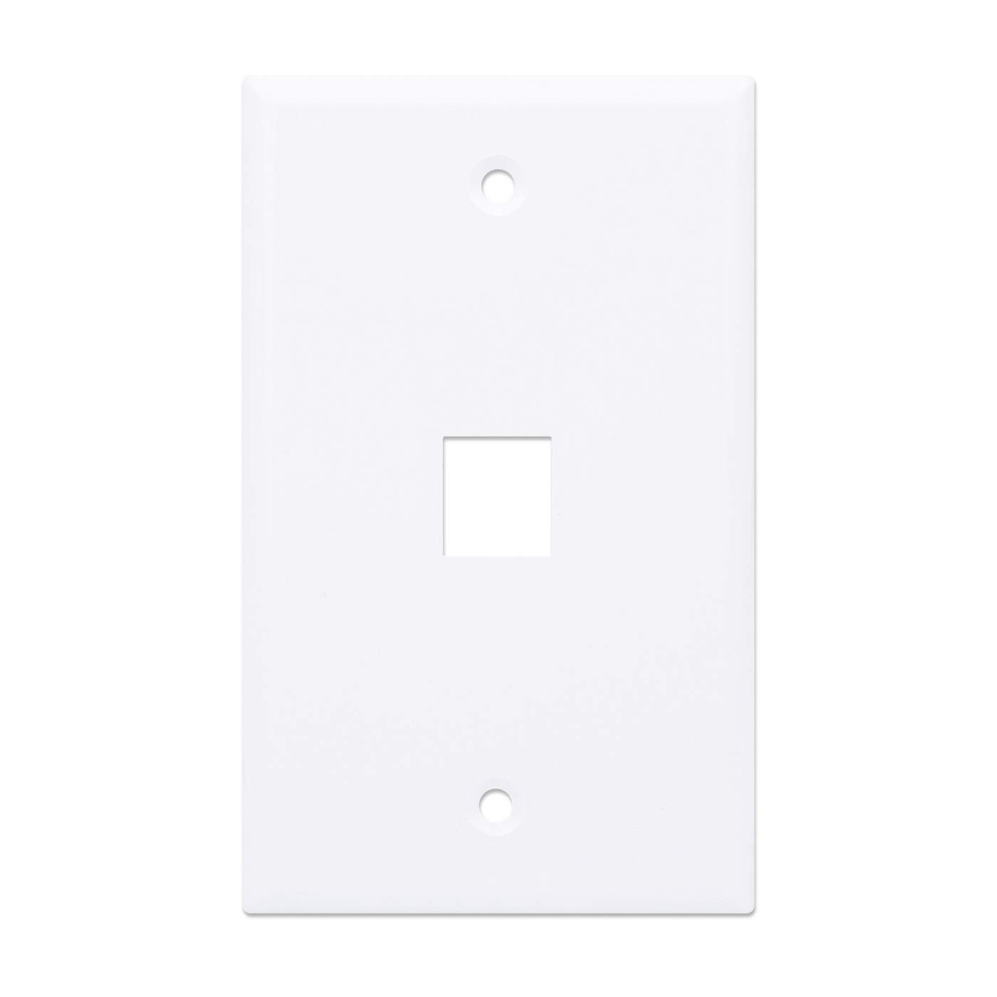 Tapa Para Caja 1 Perforacion Montaje Al Ras Intellinet Blanco 163286