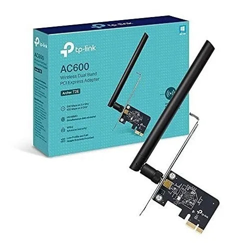 Tarjeta Ac600 Wireless Dual Band Pci Express Archer T2e