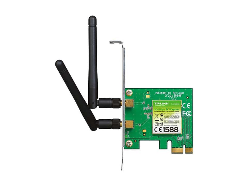 Tarjeta De Red Inalambrica Tp-Link, Pcie2.0, N300, 2 Antenas, 2dbi, Tl-Wn881nd