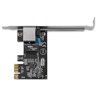 Tarjeta de red nic pci express pci-e de 1 puerto gigabit ethernet - 1x rj45 hembra - perfil bajo y estandar - startech.com mod. St1000spex2