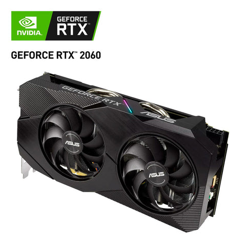Tarjeta De Video Asus Dual-Rtx2060-O12g-Evo 12gb Gddr6 Hdmi, Dp, Dvi