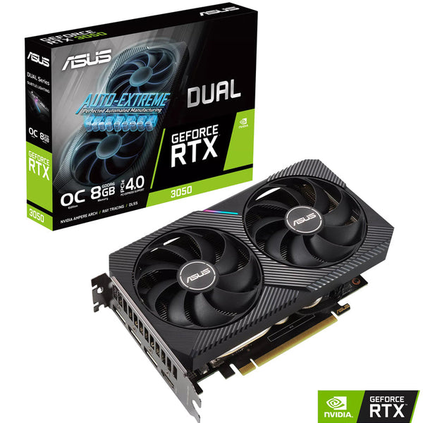 Tarjeta De Video Asus Dual-Rtx3050-O8g Oc 8gb Gddr6 Hdmi, Dp