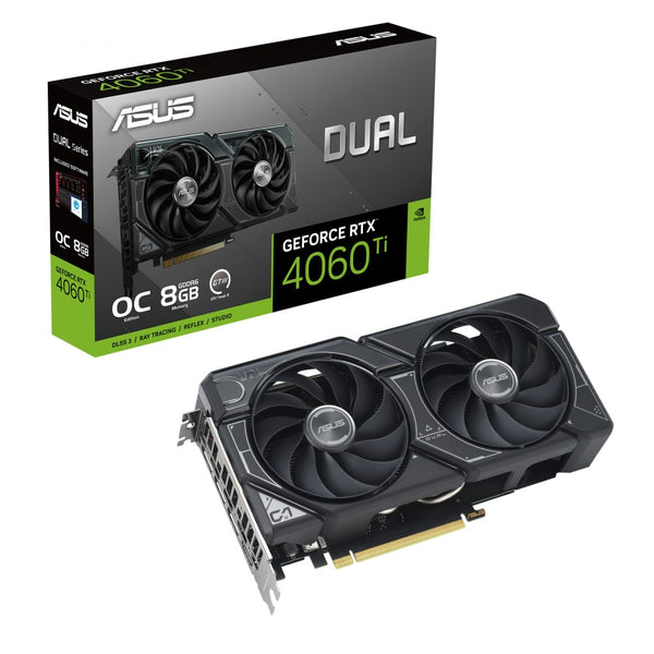 Tarjeta De Video Asus Dual-Rtx4060ti-O8g 8gb Oc Gddr6x Hdmi, Display Port