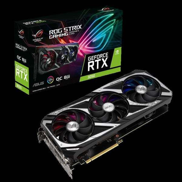 Tarjeta De Video Asus Rog-Strix-Rtx3050-O8g-Gaming 8gb, Hdmi, Dp