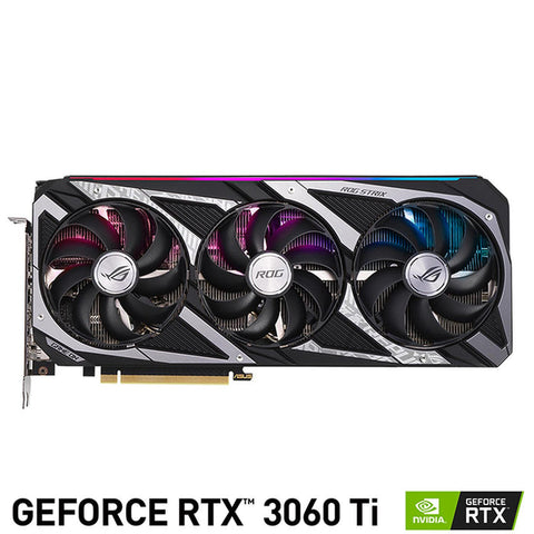 Tarjeta De Video Asus Rog-Strix-Rtx3060ti-O8g-V2-Gaming 8gb Gddr6/Lhr/Dp