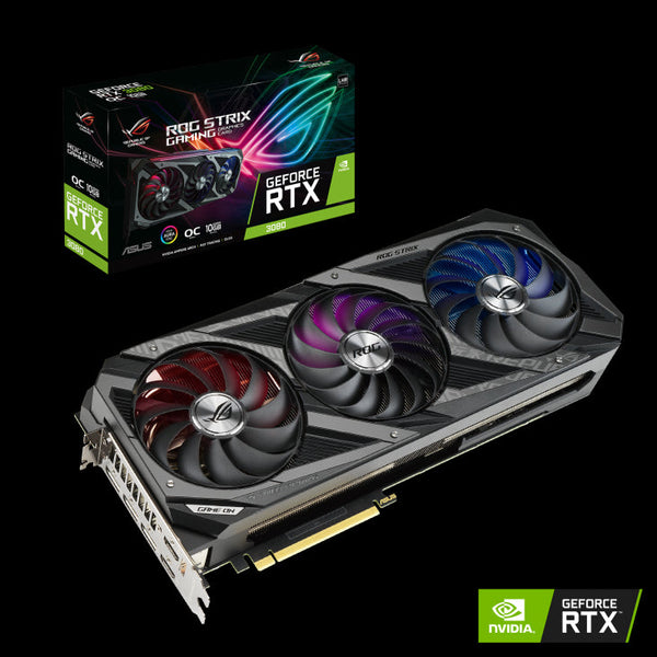 Tarjeta De Video Asus Rog-Strix-Rtx3080-O10g-V2-Gaming 10gbgddr6lhr