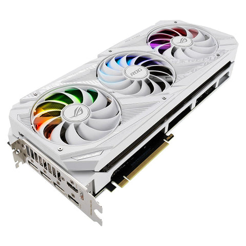Tarjeta De Video Asus Rog-Strix-Rtx3080-O10g-White-V2 Oc 10gb Gddr6x