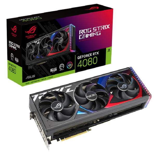 Tarjeta De Video Asus Rog-Strix-Rtx4080-O16g-Gaming Oc 16gb Gddr6x, Display Port