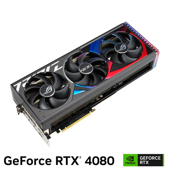 Tarjeta De Video Asus Rog-Strix-Rtx4080-O16g-Gaming Oc 16gb Gddr6x, Display Port