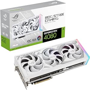 Tarjeta De Video Asus Rog-Strix-Rtx4080-O16G-White Oc 16Gb Gddr6X Hdmi
