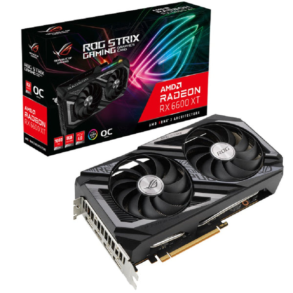 Tarjeta De Video Asus Rog-Strix-Rx6600Xt-O8G-Gaming 8Gb Gddr6, Hdmi